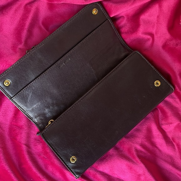 💜 MIU MIU Purple stud wallet - Picture 6 of 16